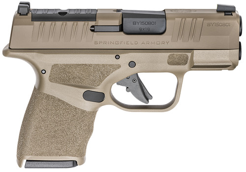 Springfield Hellcat OSP Gear Up Package 9mm, 3″ Barrel, Desert Flat Dark Earth, Range Bag, 13rd
