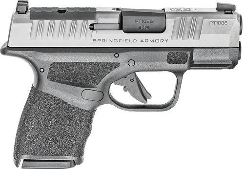 Springfield Hellcat Sports South Exclusive 9mm, 3″ Barrel, Black Frame, Steel Slide, 13rd