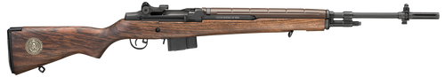 Springfield M1A 50th Ann. Limited 308 Win, 22″ Barrel, Flash Supp, Bayonet Lug, Matte Black, Adj Sights, Walnut Inlet 50th Ann. Medallion, 2 Stage Nat. Match Trig, 10rd Mag
