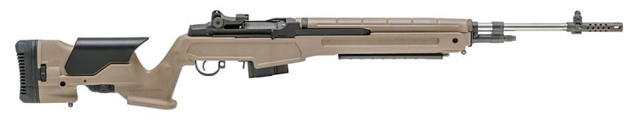 Springfield M1A 6.5mm Creedmoor 22″ SSl Barrel Flat Dark Earth Precision Adjustable Stock 10rd