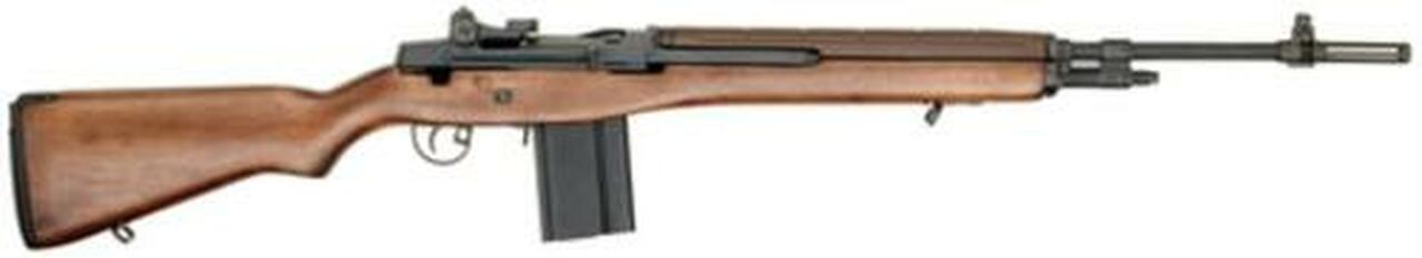 Springfield M1A Standard SA 308 Win/7.62mm, 22″ National Match Barrel, Walnut Stock, Blued, Loaded, 5rd