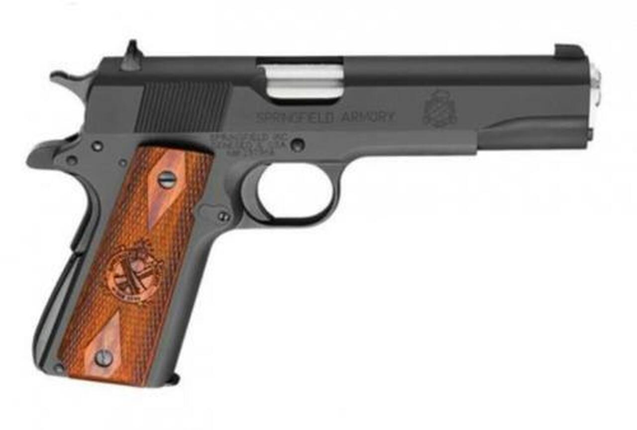 Springfield Mil-Spec 1911-A1 Govt, 45 ACP, 5″ Barrel, 7rd, Parkerized