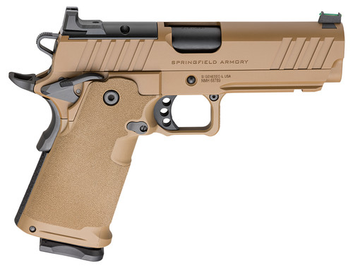 Springfield Prodigy 9mm, 4.25″ Barrel, Coyote Brown Cerakote, Optic Ready, MS, 10rd