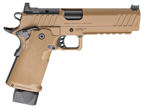 Springfield Prodigy 9mm, 5″ Barrel, Coyote Brown Cerakote, Optic Ready, 20rd