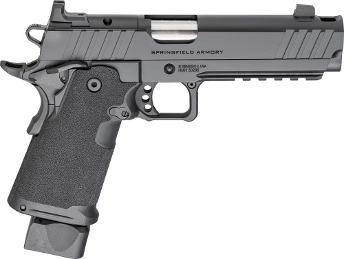 Springfield Prodigy Comp 9mm, 5″ Compensated Barrel, Black, Optic Ready, 20rd