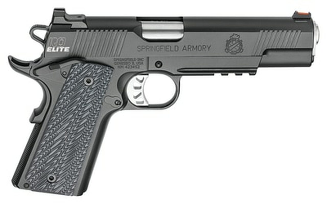 Springfield Range Officer Elite, Operator 1911 9MM, 5″ Barrel, G10 Black Grips, 2-9Rd Mags