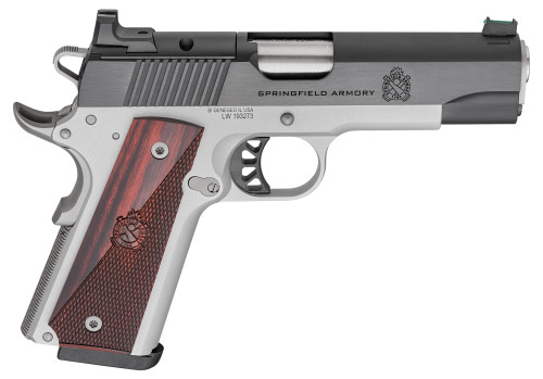 Springfield Ronin AOS 45 ACP, 4.25″ Barrel, Two-Tone, Laminate Wood Grip, 8rd