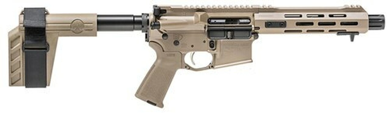 Springfield Saint, .223/5.56, 7.5″, 10rd, SBX-K Arm Brace, Flat Dark Earth