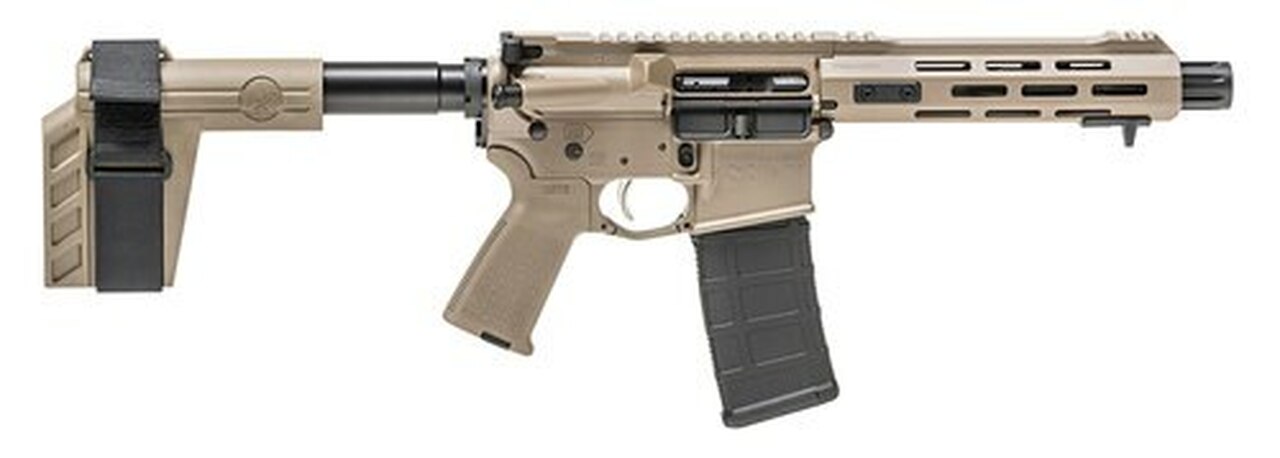 Springfield Saint, .223/5.56, 7.5″, 30rd, SBX-K Arm Brace, Flat Dark Earth