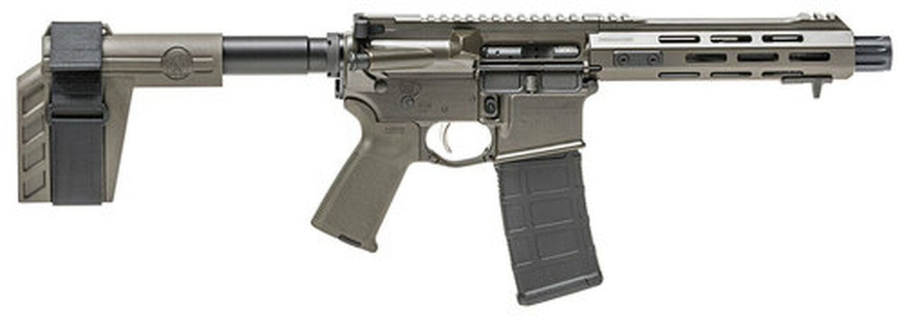 Springfield Saint, .223/5.56, 7.5″, 30rd, SBX-K Arm Brace, OD Green
