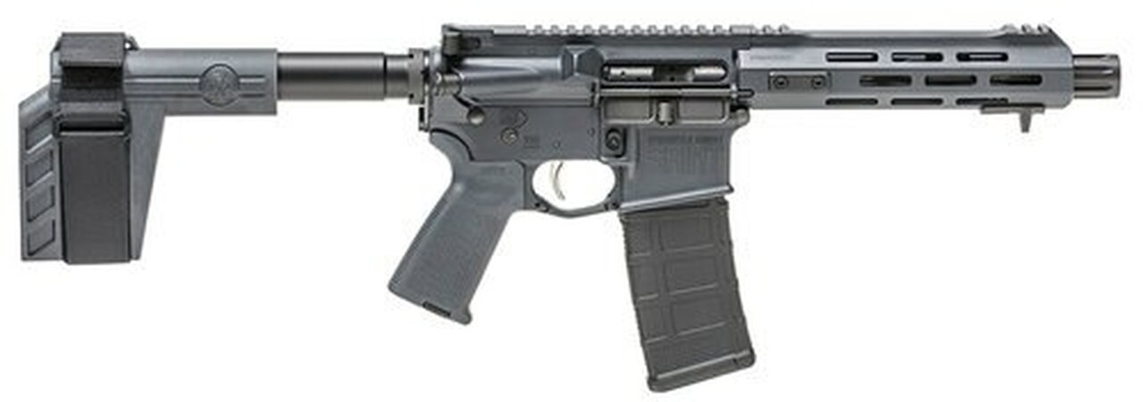 Springfield Saint, .223/5.56, 7.5″ Barrel, 30rd, SBX-K Arm Brace, Tactical Gray