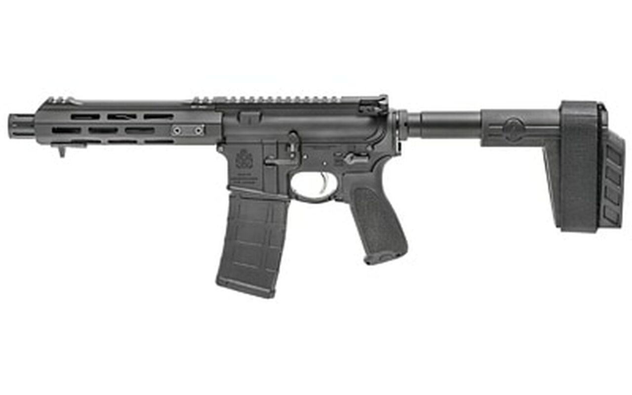 Springfield Saint AR-15 Pistol 223 Rem, 556, 7.5″ Barrel, SB Stabilizing Brace, M-LOK Rail 10rd Mag