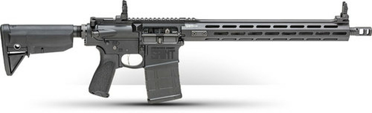 Springfield Saint Victor, .308 Win, 16″ Barrel 15″ M-Lok Rail, Flip Up Sights 20rd Mag