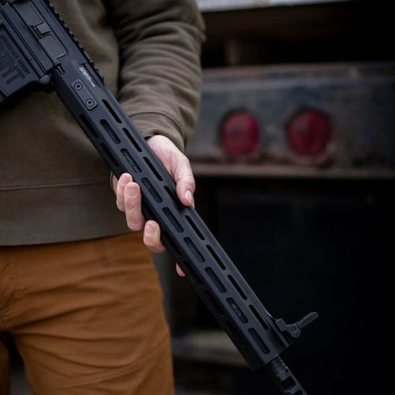 Springfield Saint Victor, .308 Win, 16″ Barrel 15″ M-Lok Rail, Flip Up Sights 20rd Mag