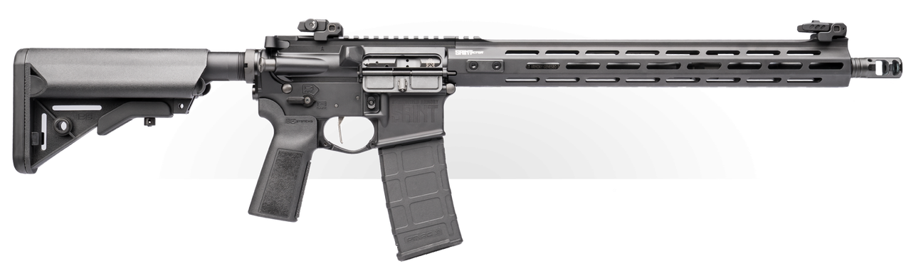 Springfield SAINT Victor AR-15 223/5.56mm, 16″ Barrel, Alum Free-float Handguard, M-LOK, Flip Up Sights, 30rd Mag