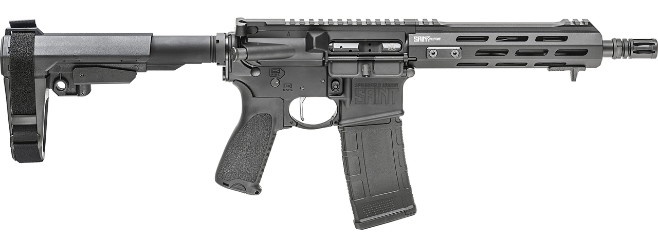 Springfield Saint VICTOR AR-15 300 Blackout 9″ Barrel Black Bravo Company MOD 3, 30Rd Mag