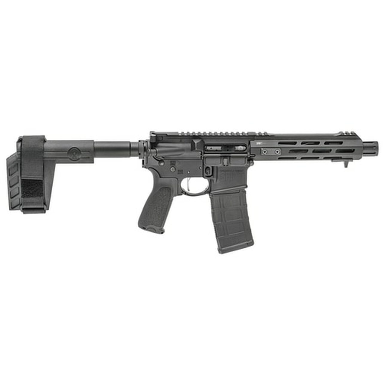 Springfield SAINT Victor AR-15 Pistol 223/556, 7.5″ Barrel, M-LOK Handguard, SB Tactical Brace, 30Rd PMAG