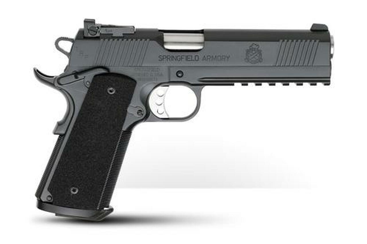 Springfield TRP Operator 45 ACP, 5″, Full Length Rail, Black Armory Kote, CA Compliant