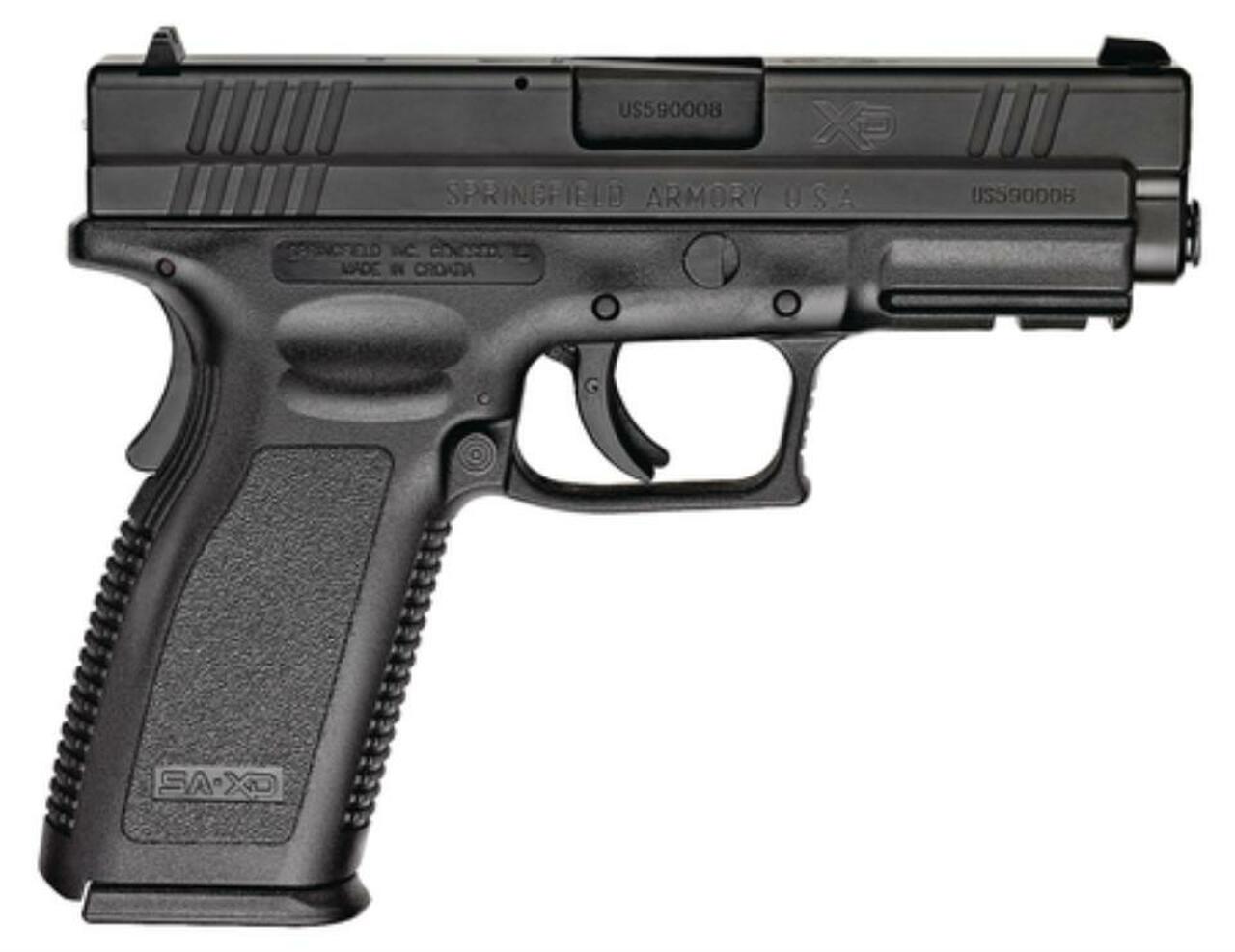 Springfield XD 9mm, 4 Inch, Black, full package, Trijicon Night Sights, 16rd Mags