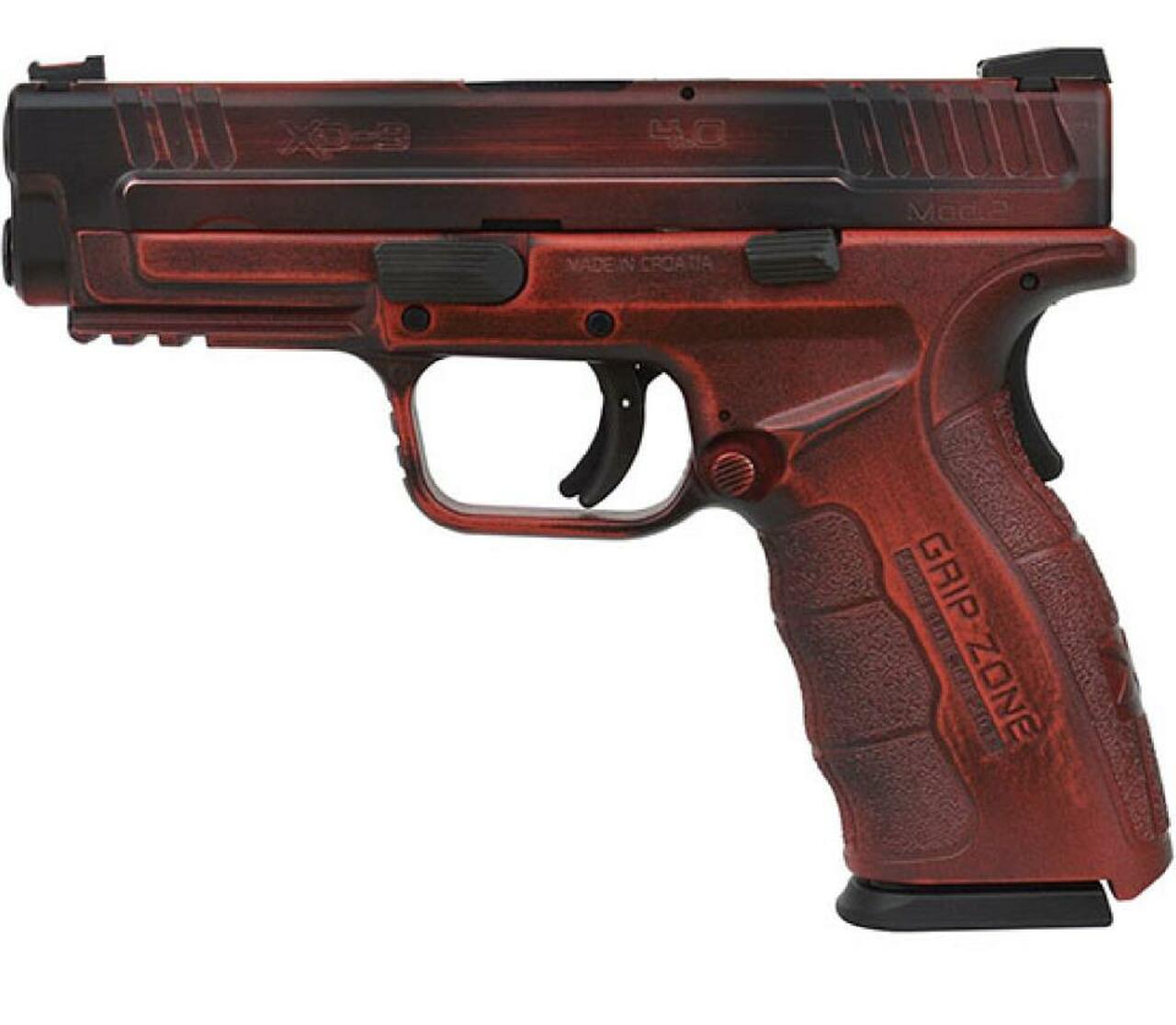 Springfield XD Mod.2 9mm 4″, Battleworn Red/Black, 16rd