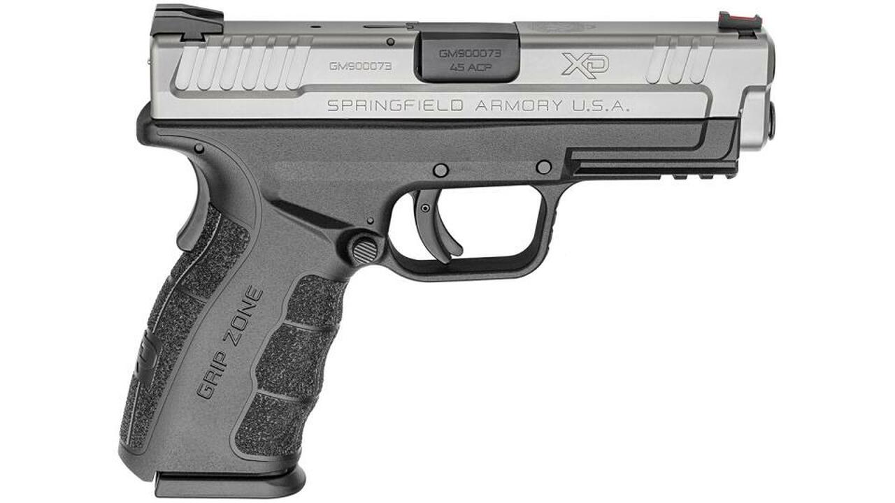 Springfield XD Mod.2 Tactical 45 ACP, 4″ Barrel, Fiber Optic Front Sight SS Slide 13rd Mag