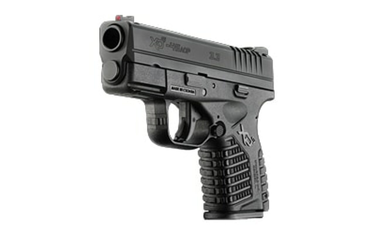 Springfield XD-S, 45 ACP, 3.3″ Barrel, 5rd, Black Melonite