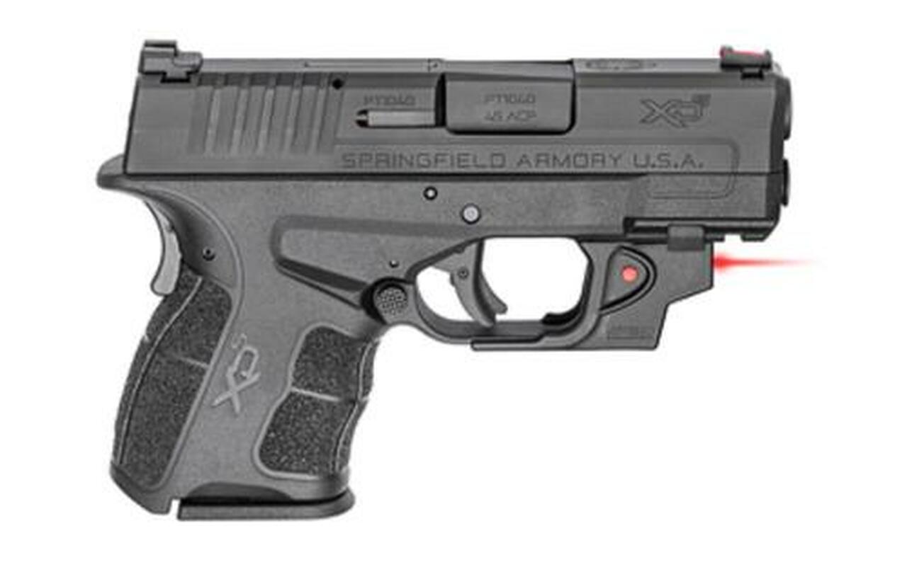 Springfield XD-S Mod.2, 45 ACP, 3.3″, Ameriglo Pro-Glo Front Sight, Tactical Rack Rear Sight, Viridian Laser, 5/6rd