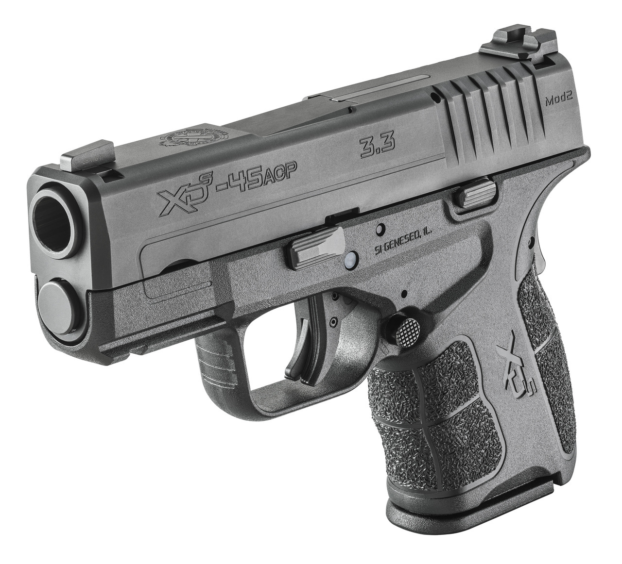 Springfield XD-S Mod.2, 45 ACP, 3.3″ Barrel, tritium front sight, 5/6rd, USED