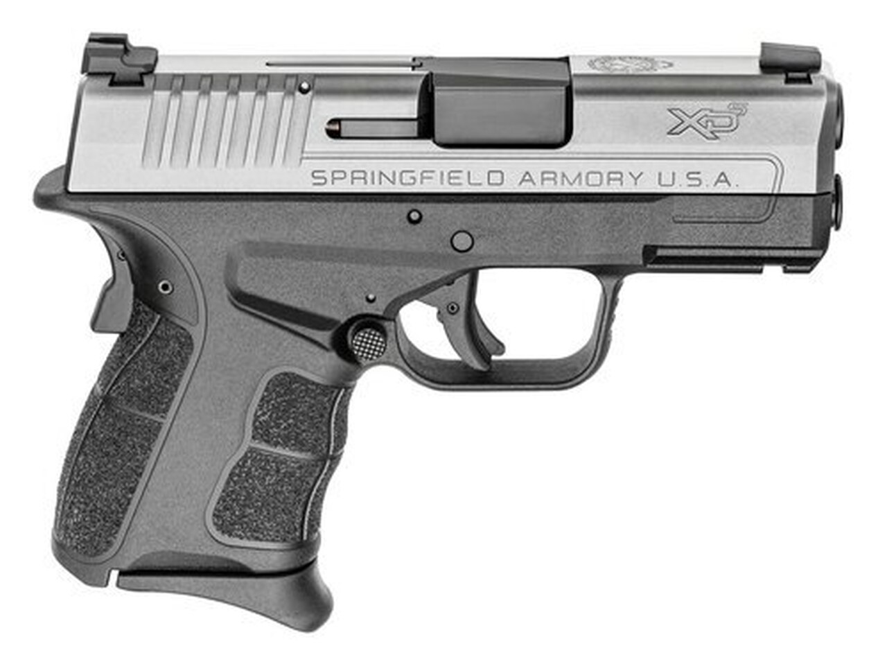 Springfield XD-S Mod.2 45 ACP, 3.3″, TNS, Black Polymer Grip/Frame, Stainless Slide, 5rd