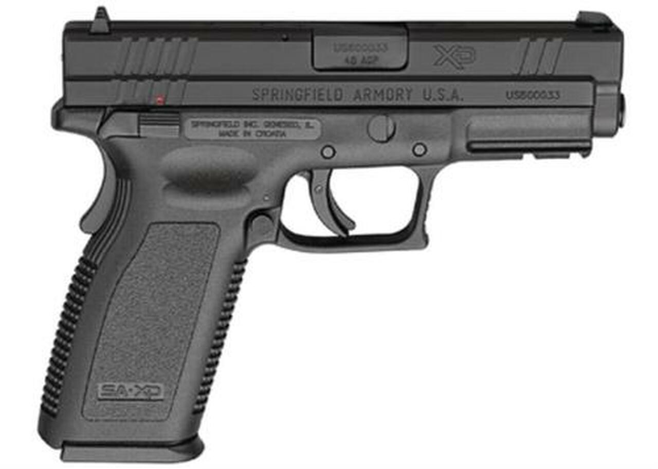 Springfield XD45 ACP, 5″ Barrel, Extended Thumb Safety Black