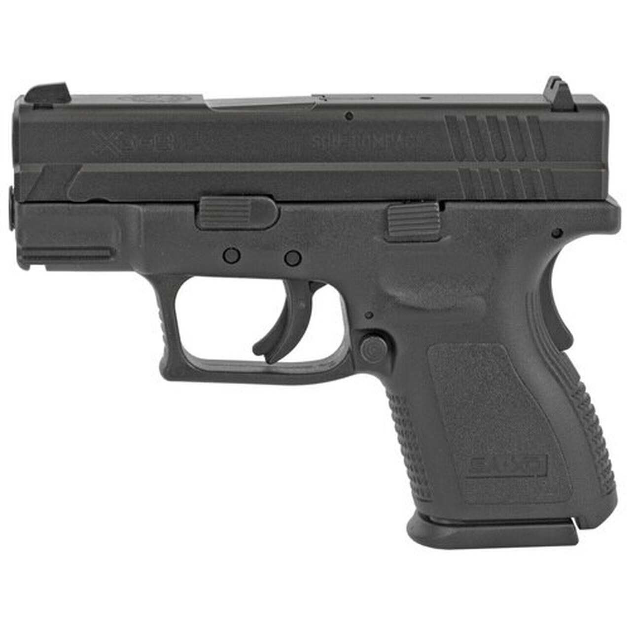 Springfield XD9 Defender Sub Compact, 9MM, 3″ Barrel, Polymer Frame, Black, Fixed Sights, 13Rd Mag