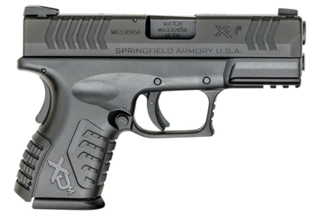 Springfield XDM 3.8 Compact .40 SW 3.8″ Barrel Black One 11rd & One 16 Rd Mags