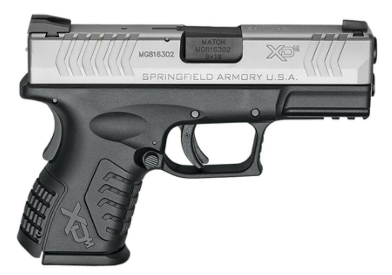 Springfield XDM 3.8 Compact 9mm 3.8″ Barrel Bi-Tone 1-13rd & 19rd Mags