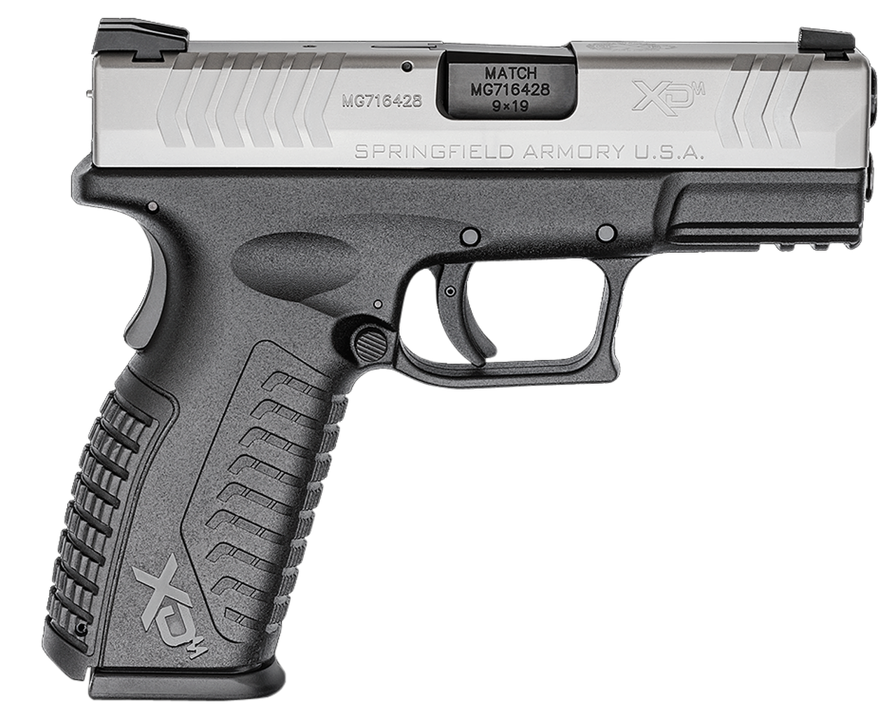 Springfield XDM 9mm, 3.8″ Barrel 19rd, Bi-Tone Finish 19 Rd Mag