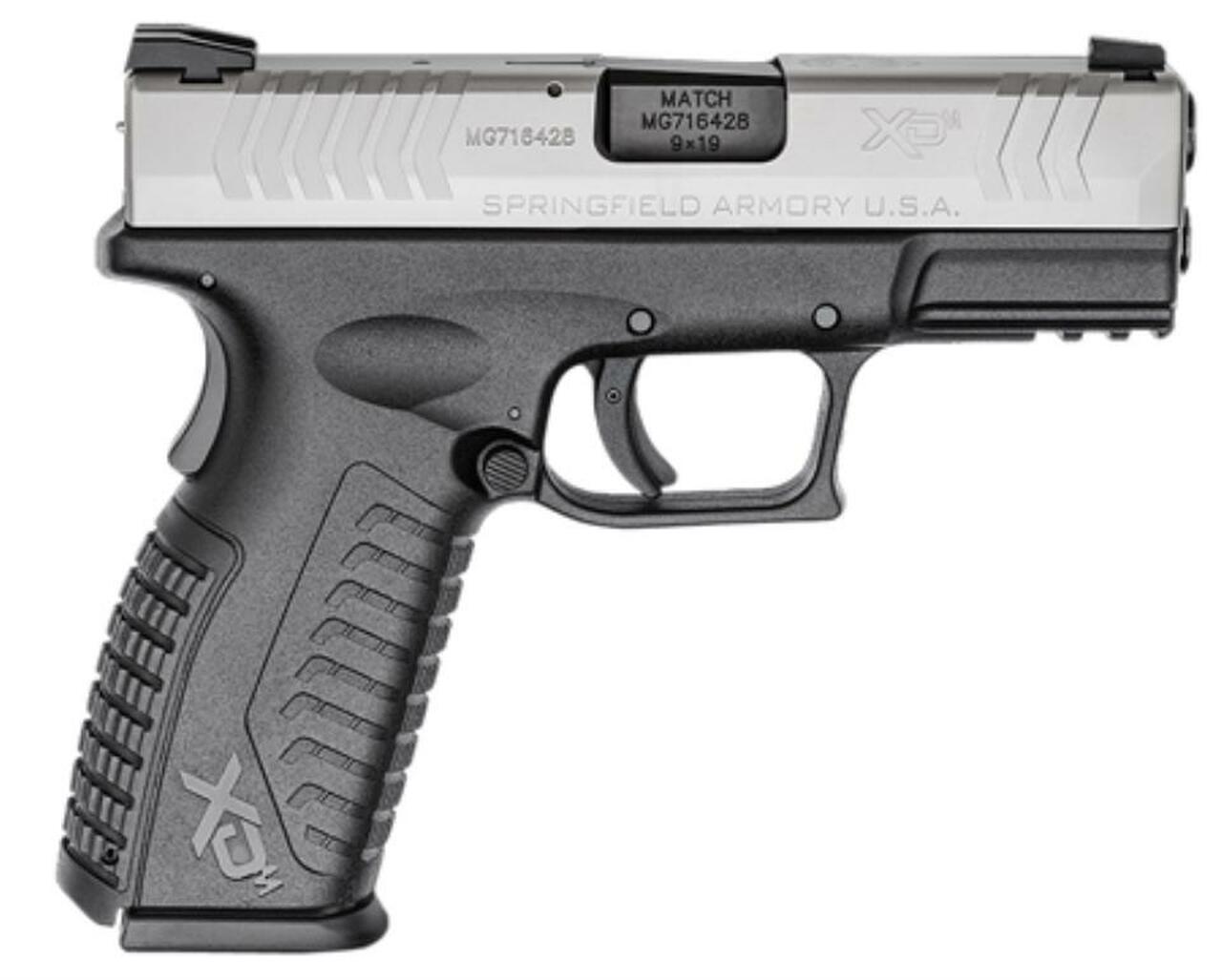 Springfield XDM 9mm, 3.8″ Barrel 19rd, Bi-Tone Finish 19 Rd Mag