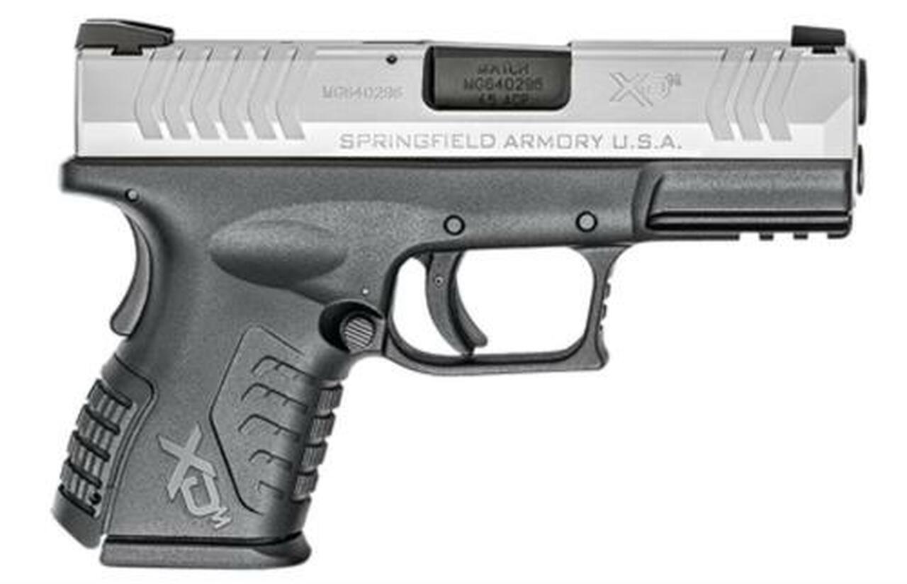 Springfield XDM Compact, 45 ACP, 3.8″, 9/13rd, Bi-Tone
