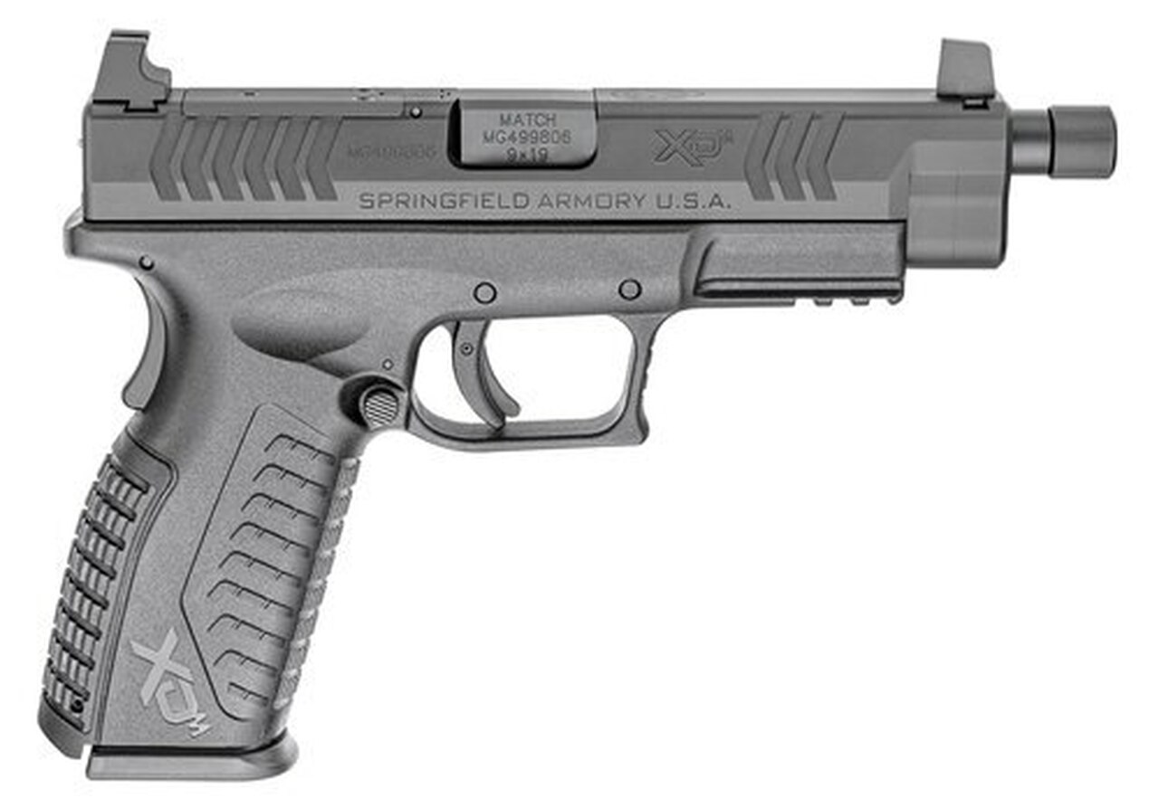 Springfield XDM OSP (Optical Sight Pistol), Full Size, 9MM, 5.3″ Threaded Barrel, 2x19Rd, 2 Mags 4.5″ Non-Threaded Barrel Included