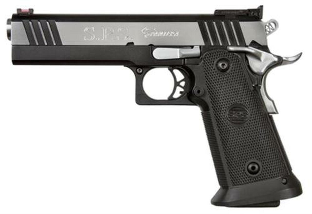 SPS Pantera 9mm, 5″ Barrel, 21rd, Black Polymer Frame, Chrome Slide