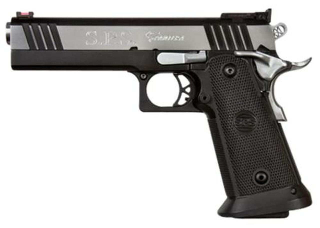SPS Pantera SA 40 S&W 5″ Barrel, Polymer Grip Black Chrome, 16rd