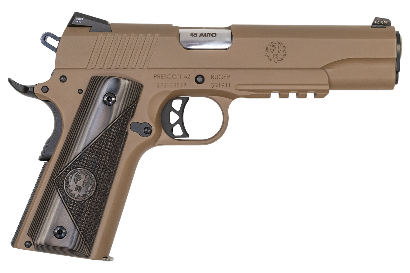 SR1911 45 ACP Full-Size Pistol with Davidson’s Dark Earth Finish