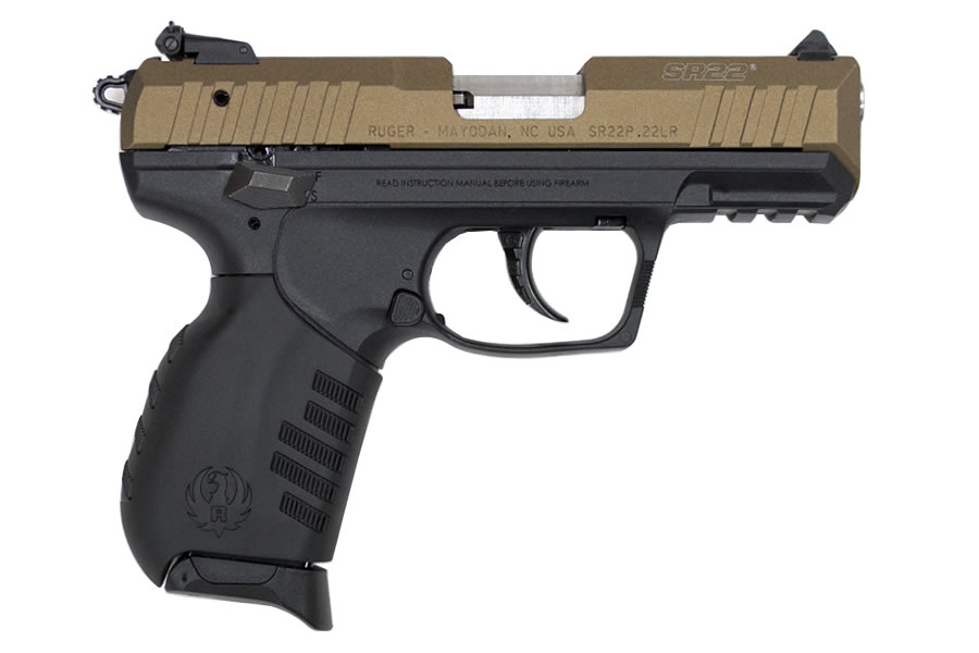 SR22 22LR Rimfire Pistol with Bronze Cerakote Slide