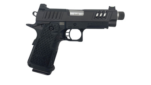 Staccato 2011 Staccato C2 9mm, 4.5″ Stainless Threaded Barrel, Optic Ready, 16rd