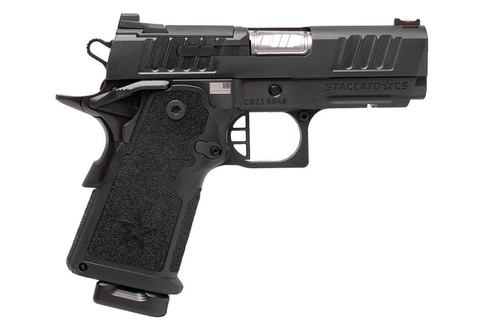 Staccato CS 9mm, 3.5″ Barrel, Flat Trigger, Black, 16rd