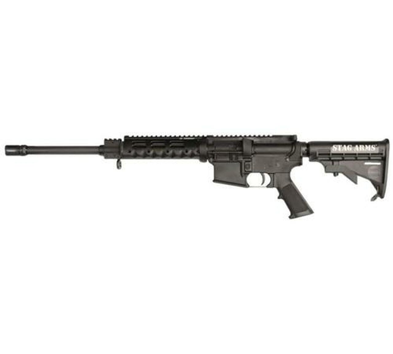 Stag Arms Model 9L 9mm Rifle, 16″, LH Bolt Carrier, Diamondhead VRS-T Drop In Handguard, 32rd