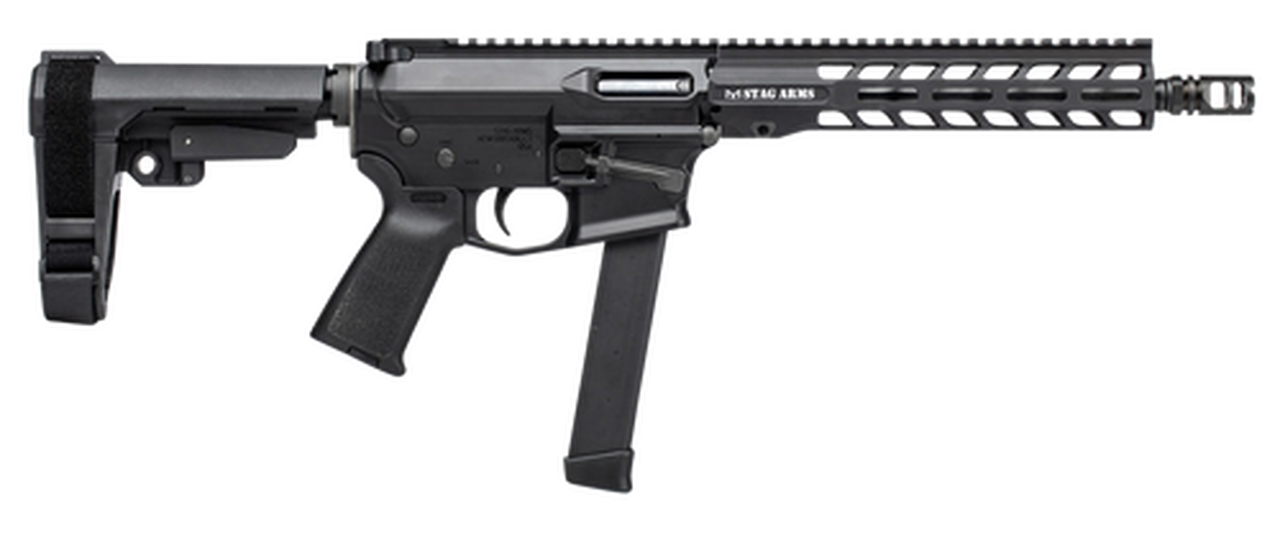 Stag Arms PXC-9 9mm, 10″ Rubber Black Nitride