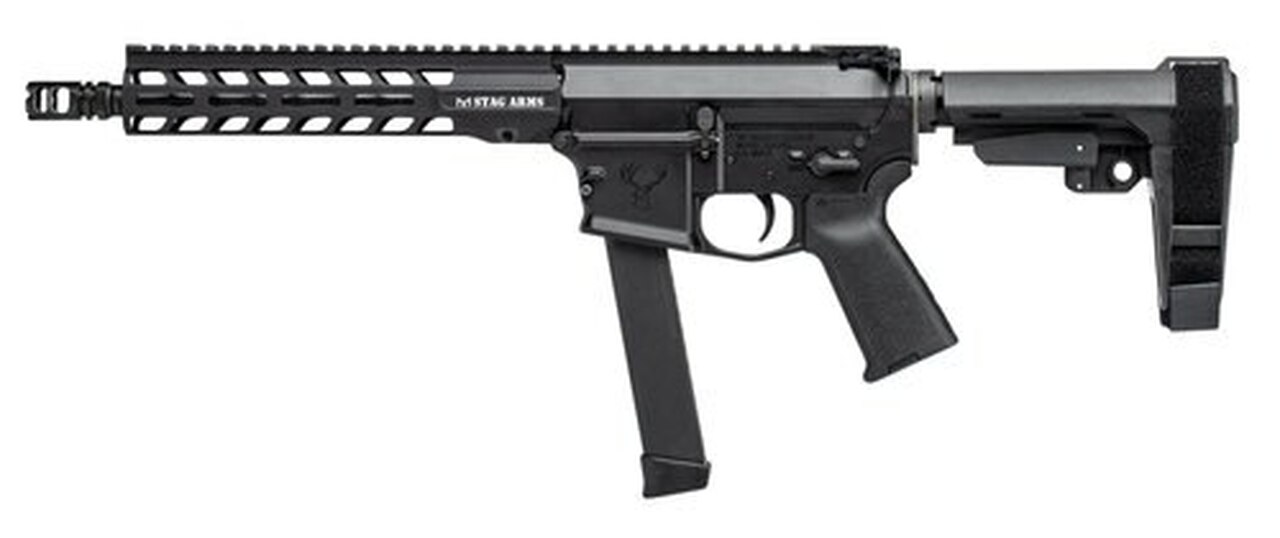Stag Arms PXC-9 9mm, 10″ Rubber Black Nitride