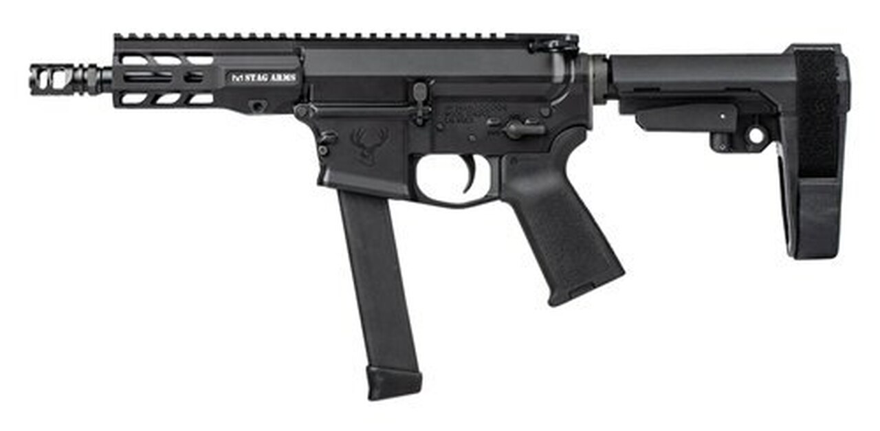 Stag Arms PXC-9 9mm, 5.5″ Rubber Black Nitride