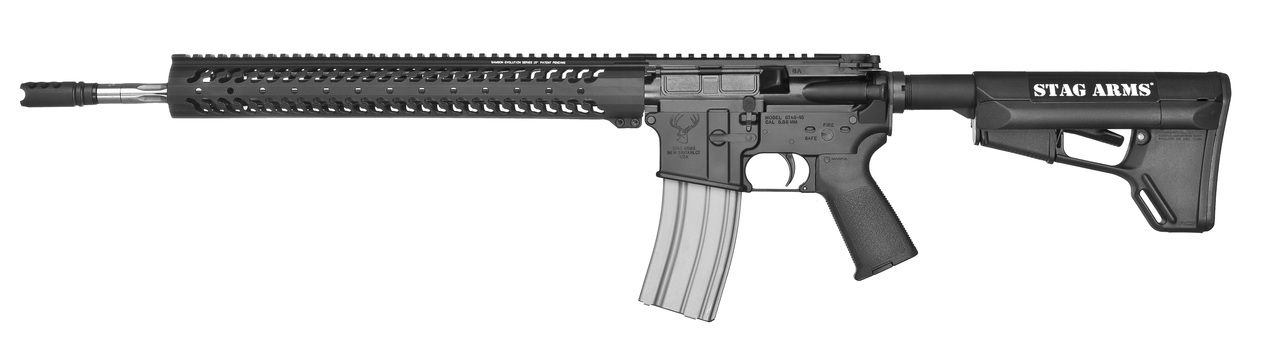 Stag Model 3GL AR-15 3 Gun Model, Left Hand 18″ Barrel, ACS Stock