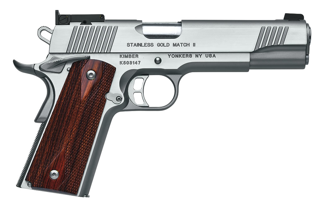 Stainless Gold Match II 45 ACP