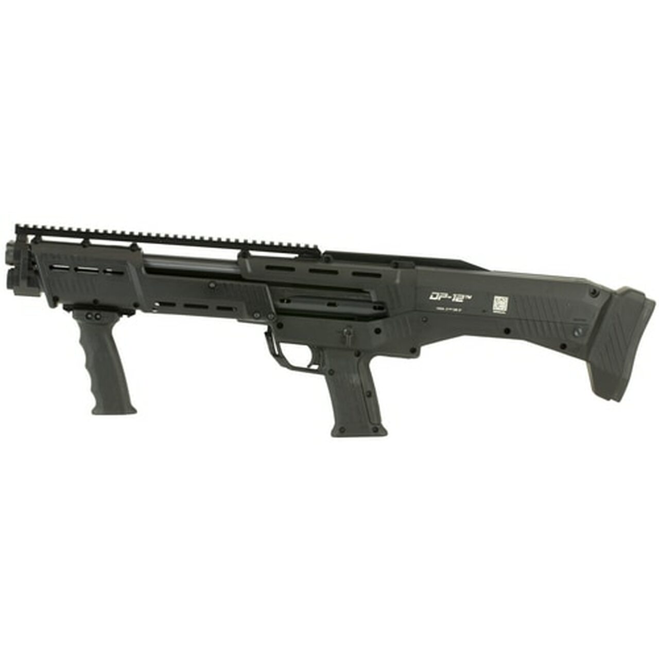 Standard Manufacturing DP-12, Pump-Action 12 Ga, Double Barrel, 18.8″ Barrel, 16rd, Black